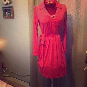 Calvin Klein perfect pink wrap dress